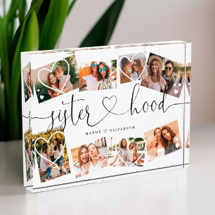Sisterhood Script Gift For Sisters Photo Block