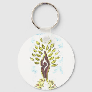 SISTERHOOD-Woman as tree of life-KEYCHAIN Key Ring