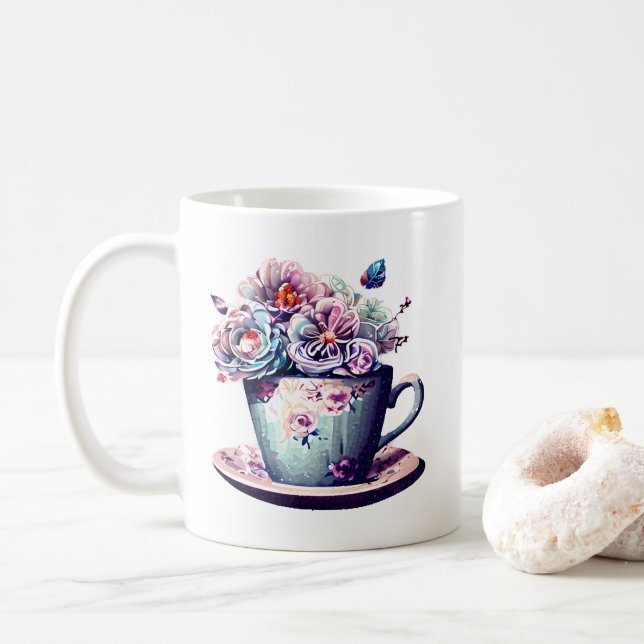 Sisterly Love | Sister Quote Coffee Mug (With Donut)