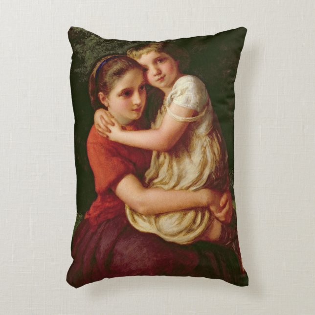 Sisters, 1868 decorative cushion (Front(Vertical))