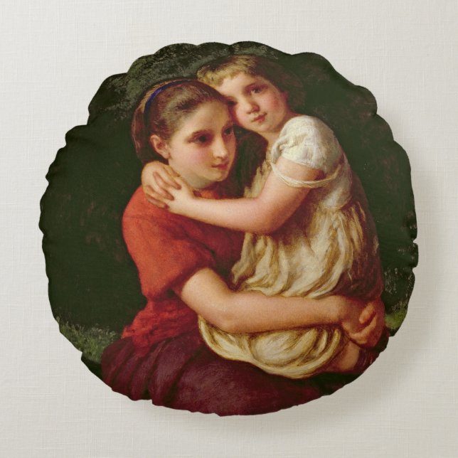 Sisters, 1868 round cushion (Front)