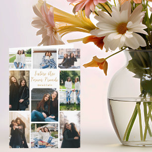 Sisters Are Friends Forever Photo Collage Custom Card