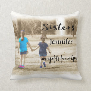 Sister's Are Gifts from God Cushion