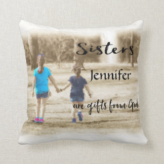 Sister's Are Gifts from God Cushion