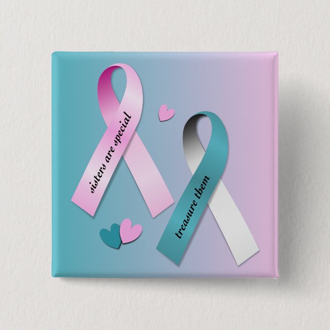 Sisters are Special 15 Cm Square Badge (Front)