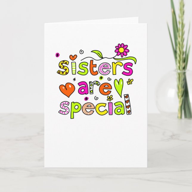 Sisters are Special Card (Front)