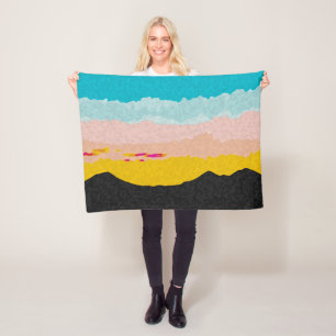 Sisters at Sunset Fleece Blanket