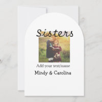 Sisters besties BFF add photo name title family te