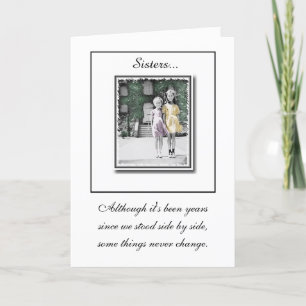 "Sisters" Birthday Card