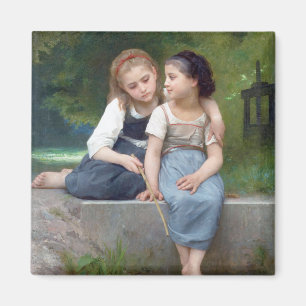 Sisters, Bouguereau Magnet