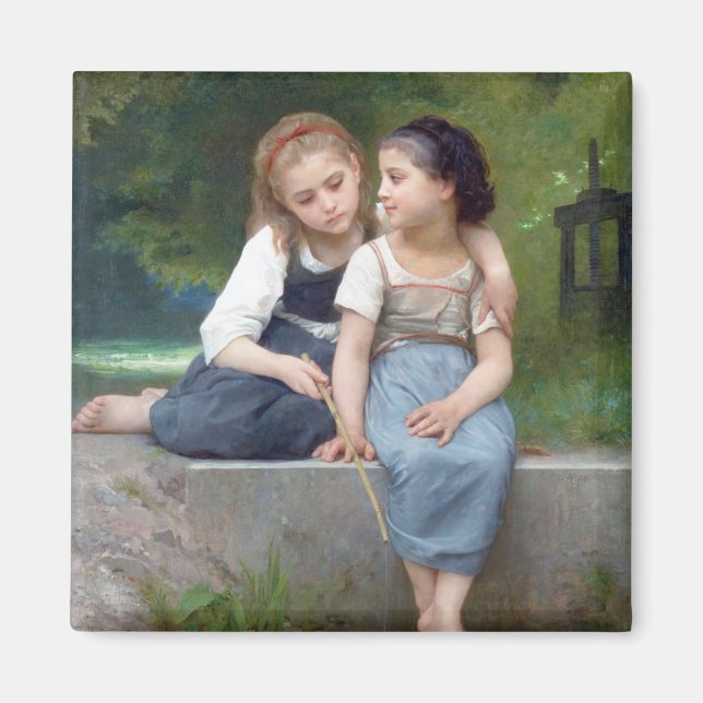 Sisters, Bouguereau Magnet (Front)