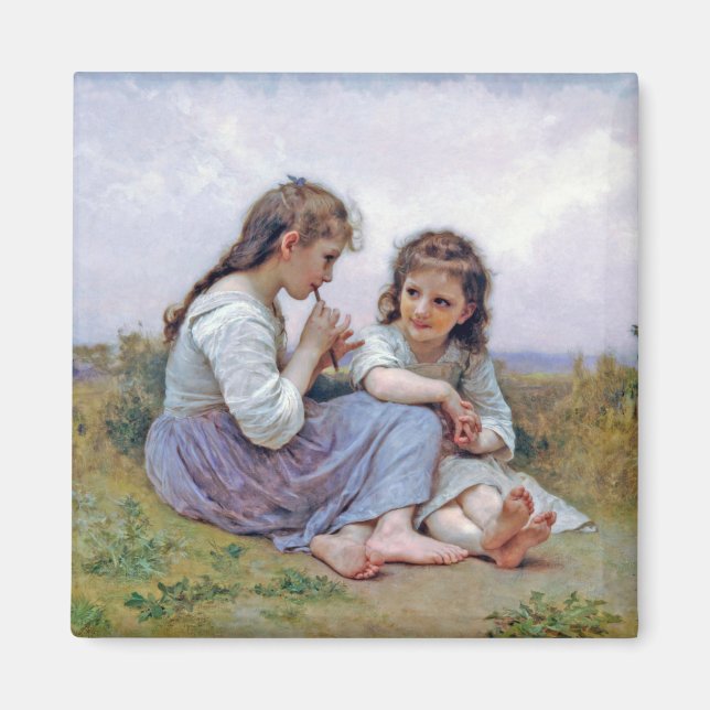 Sisters, Bouguereau Magnet (Front)