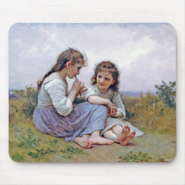 Sisters, Bouguereau Mouse Mat (Front)