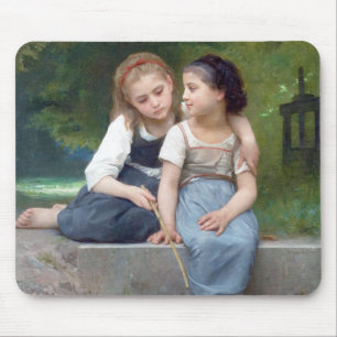 Sisters, Bouguereau Mouse Mat