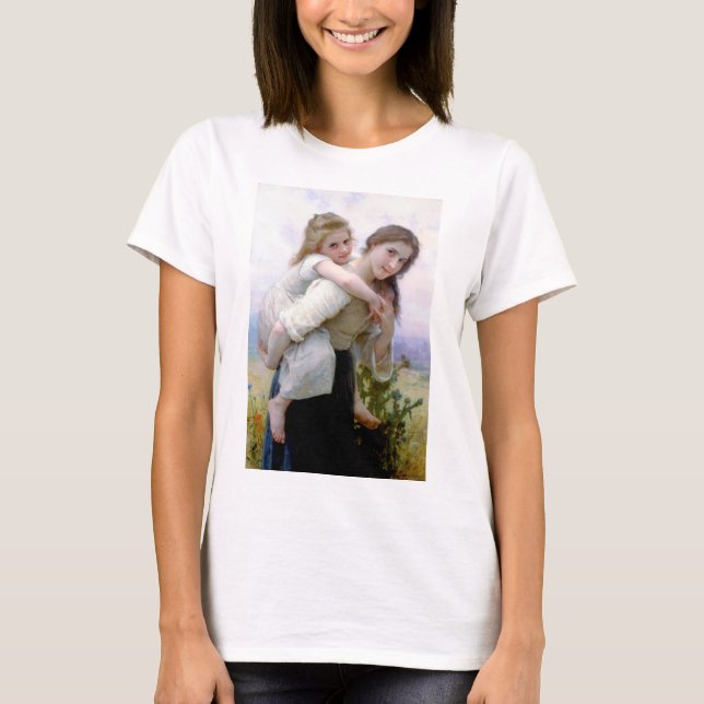 Sisters, Bouguereau T-Shirt (Front)