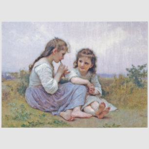 Sisters, Bouguereau Tissue Paper