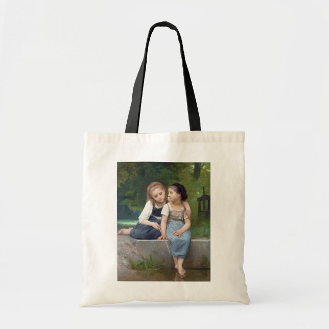 Sisters, Bouguereau Tote Bag (Front)