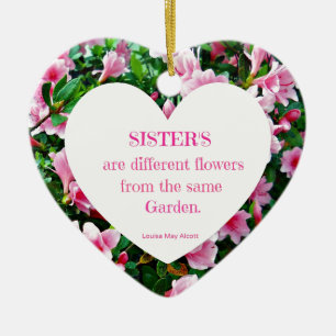 Sisters! Ceramic Tree Decoration