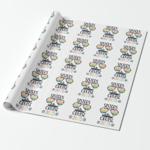 Sisters Cruise 2025 Family Matching Trip Wrapping Paper