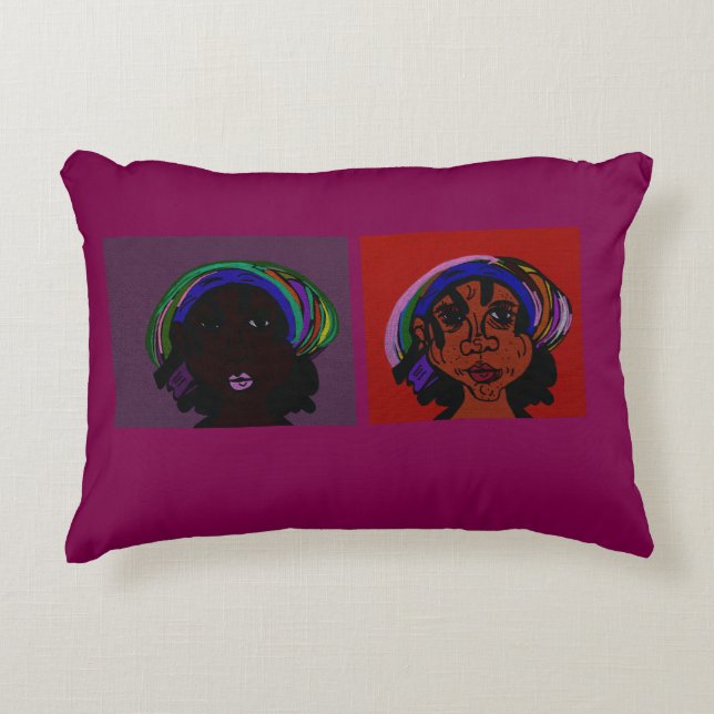 Sisters Decorative Cushion (Front)