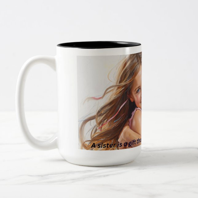 sisters forever coffee mug (Left)