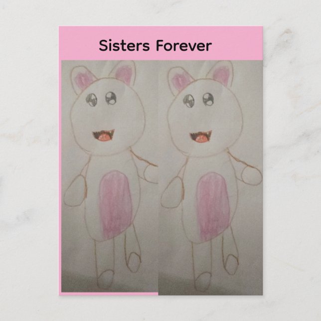 Sisters Forever Postcard (Front)