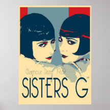 Sisters G - 1920's Fashion Poster