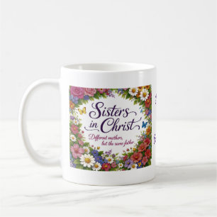 Sisters in Christ Personalised Coffee Mug
