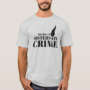 Sisters in Crime Grey T-Shirt