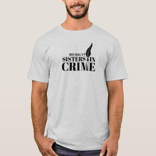 Sisters in Crime Grey T-Shirt