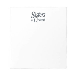 Sisters in Crime logo Notepad