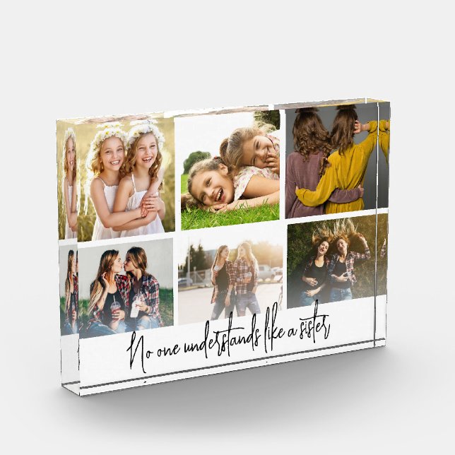 Sisters Love No One Understands Like Sister Photo Block (Left)