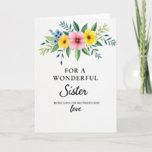 Sisters Loving Day Art Card