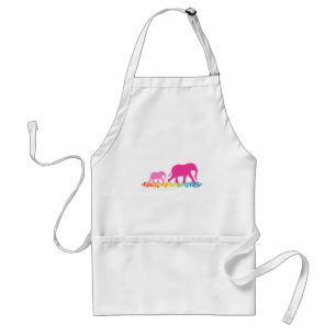 Sisters of Elephant Walking Standard Apron