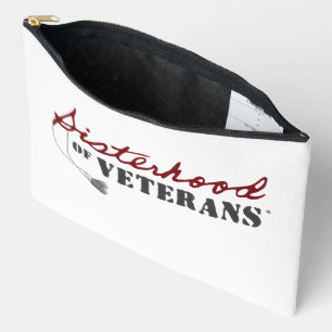 Sisters of Veterans Military Pride Design Accessory Pouch