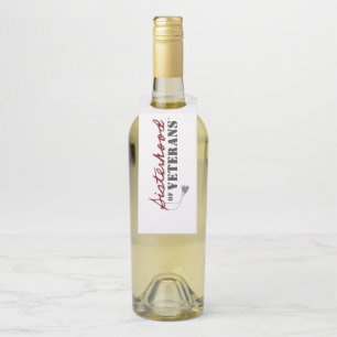 Sisters of Veterans Military Pride Design Bottle Tag