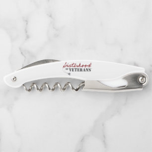 Sisters of Veterans Military Pride Design Corkscrew