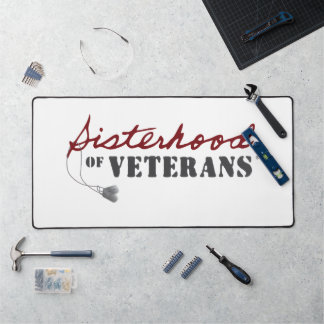 Sisters of Veterans Military Pride Design Desk Mat