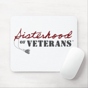 Sisters of Veterans Military Pride Design Mouse Mat