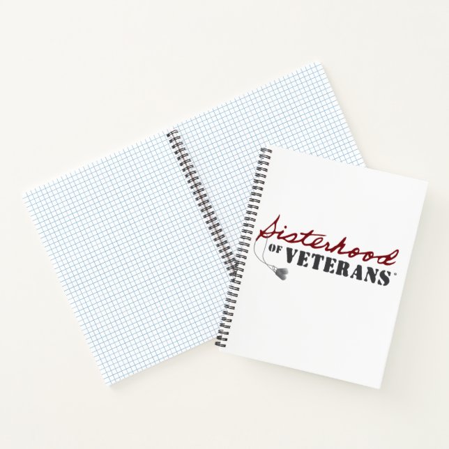 Sisters of Veterans Military Pride Design Notebook (Inside)