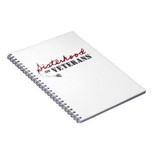Sisters of Veterans Military Pride Design Notebook
