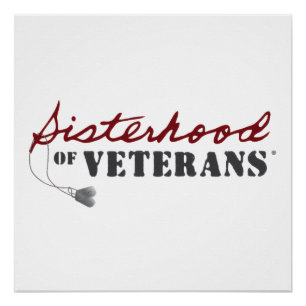 Sisters of Veterans Military Pride Design Poster