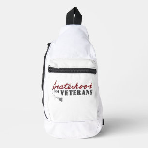Sisters of Veterans Military Pride Design Sling Bag