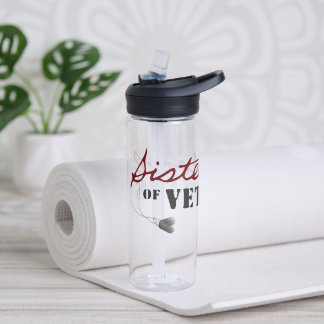 Sisters of Veterans Military Pride Design Water Bottle