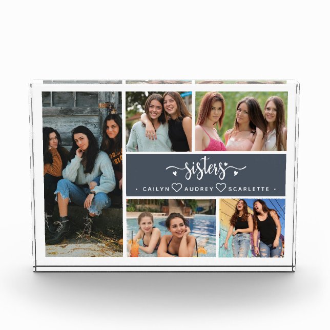 Sisters Photo Collage Best Family (Front)