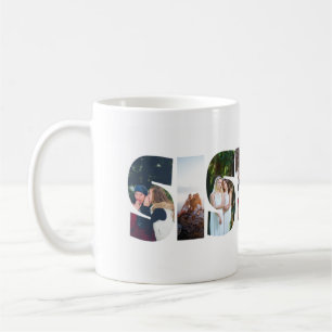 Sisters Photo Collage Mug