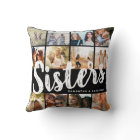 SISTERS, Photo Collage & Names Sibling