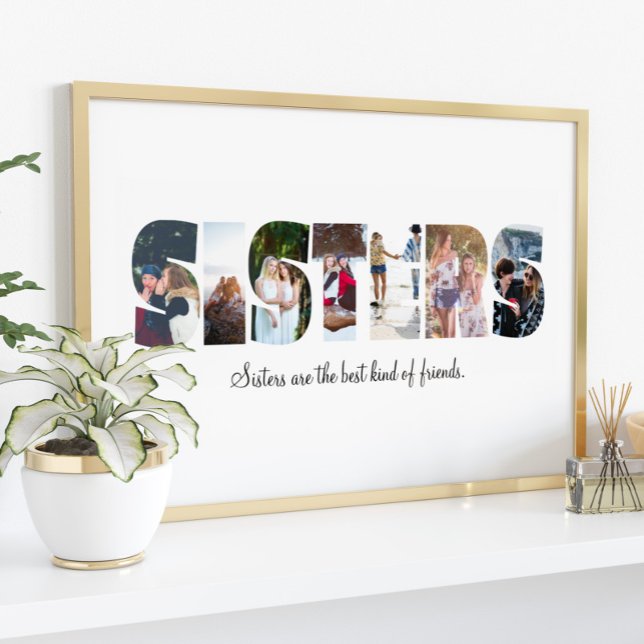 Sisters Photo Collage Poster (Creator Uploaded)
