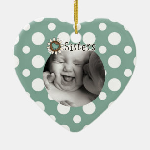Sisters Photo Keepsake Ornament