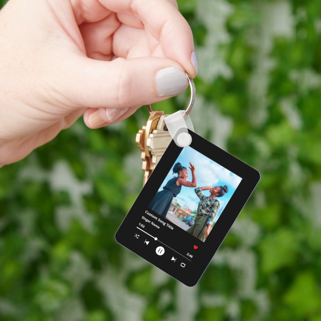 Sisters Photo Matching Custom Song Key Ring (Hand)